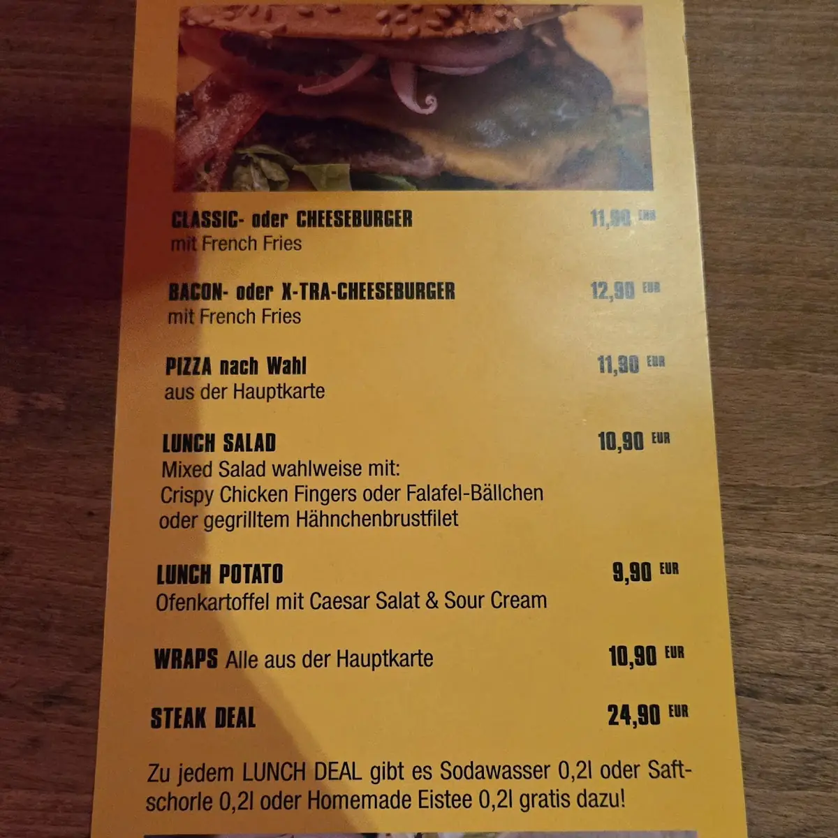 Speisekarte photo 1