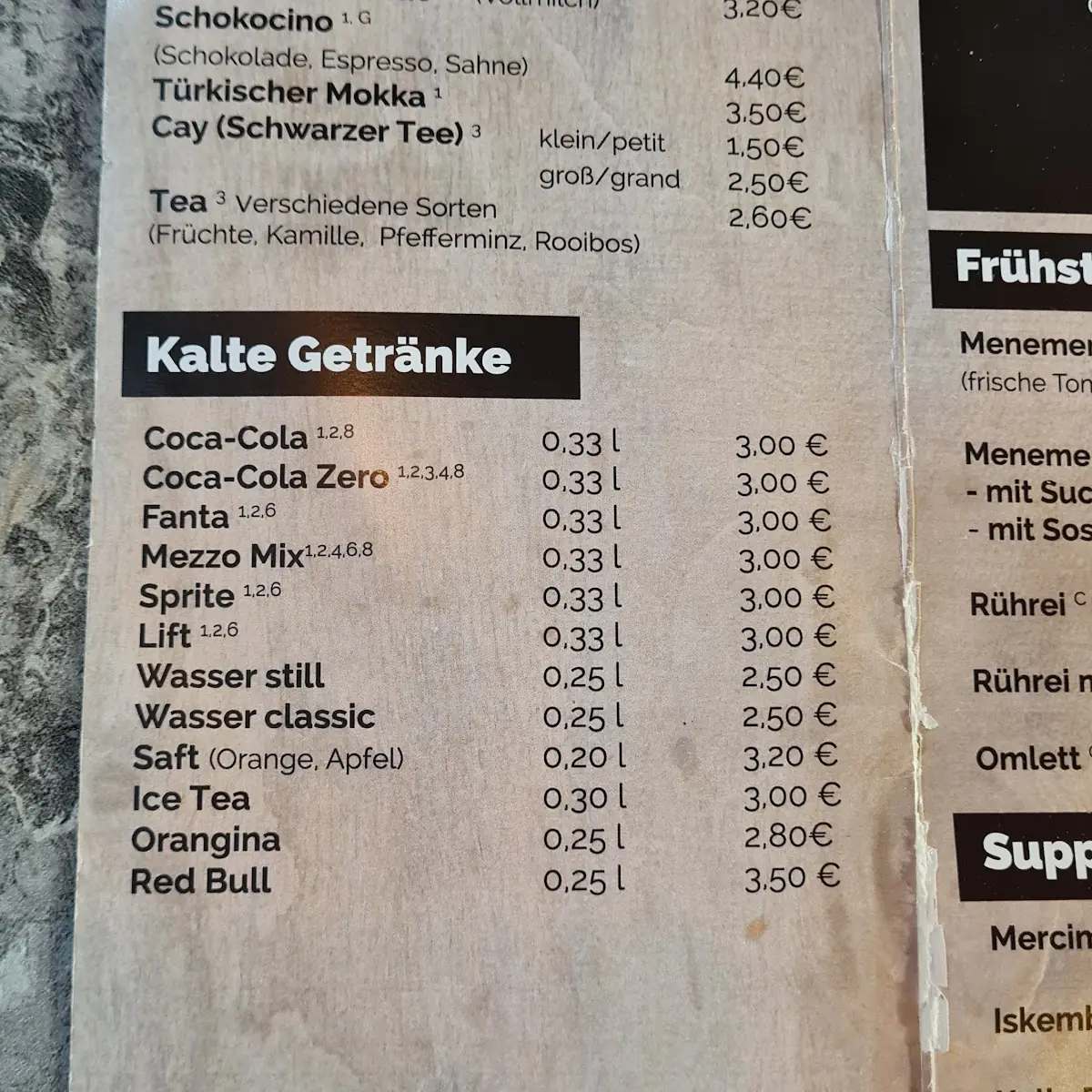 Speisekarte photo 9