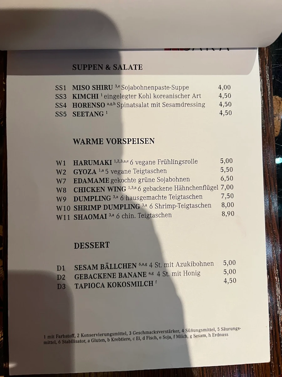 Speisekarte photo 3