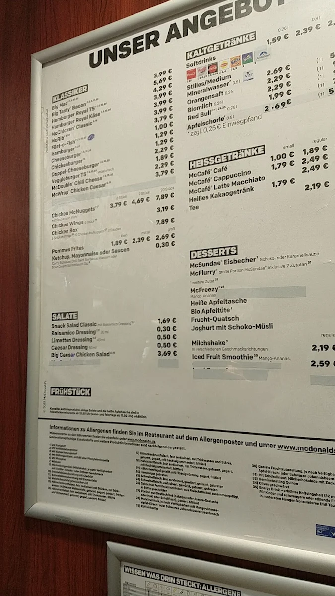 Speisekarte photo 2