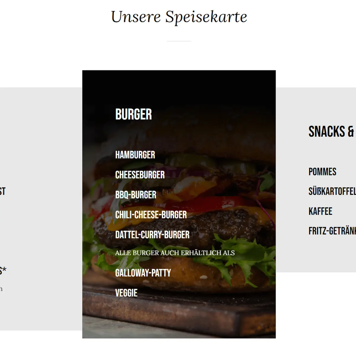 Speisekarte photo 1
