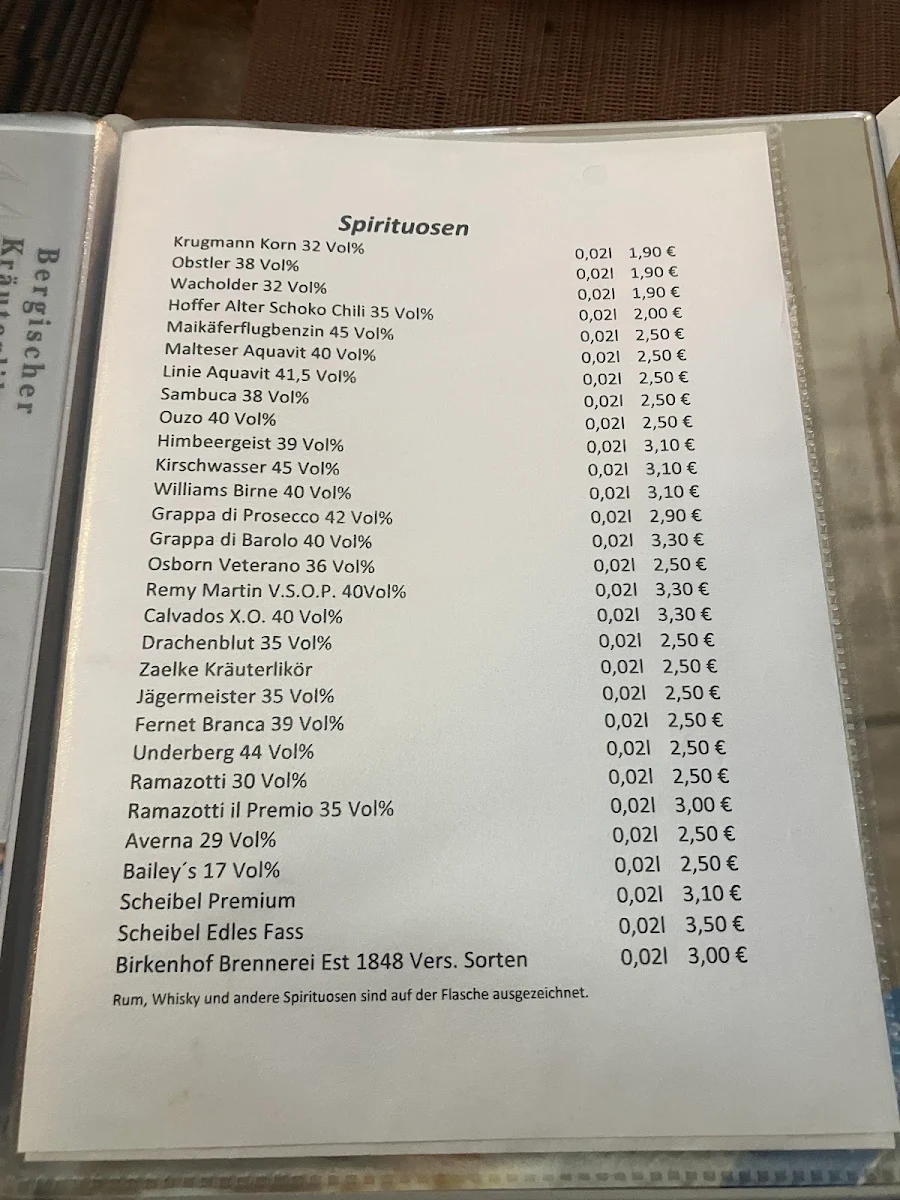 Speisekarte photo 3