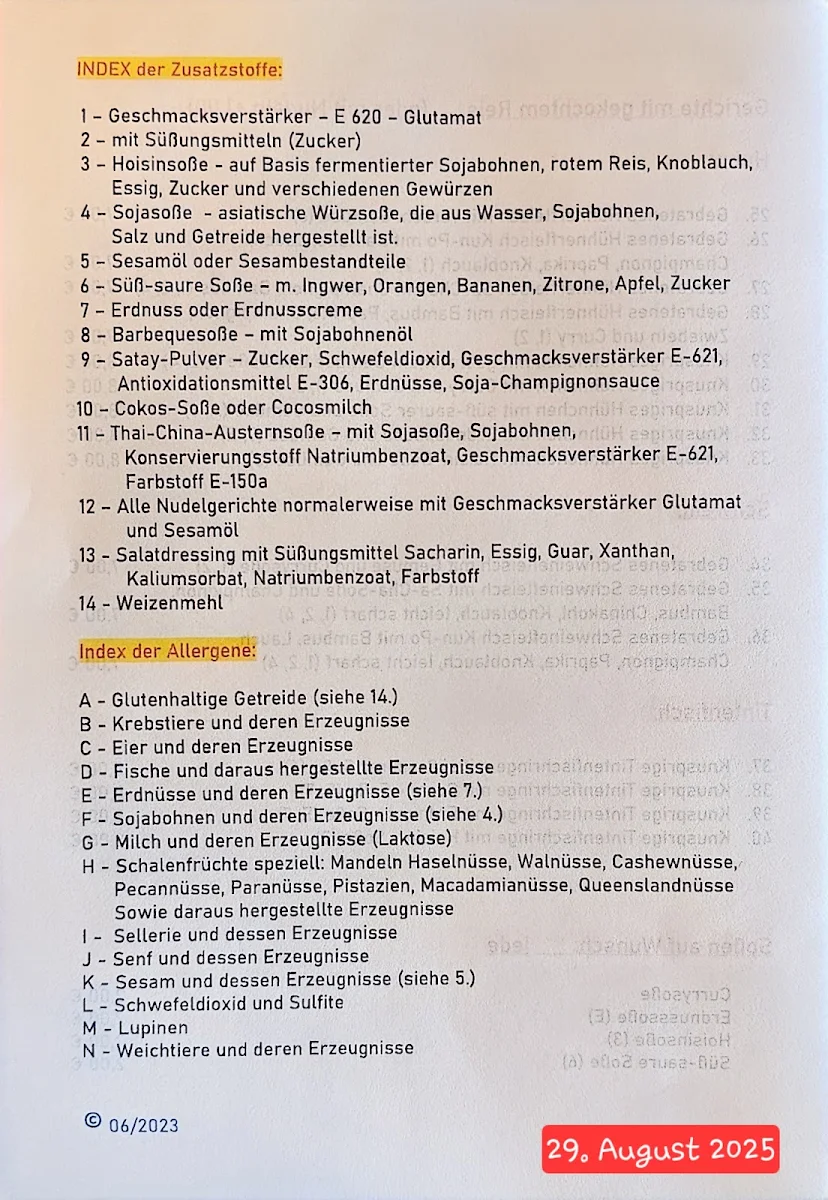 Speisekarte photo 3