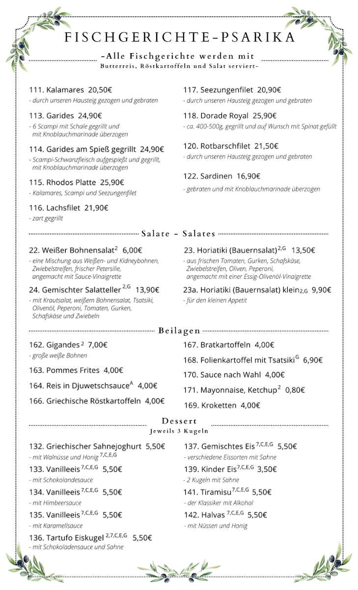 Speisekarte photo 5