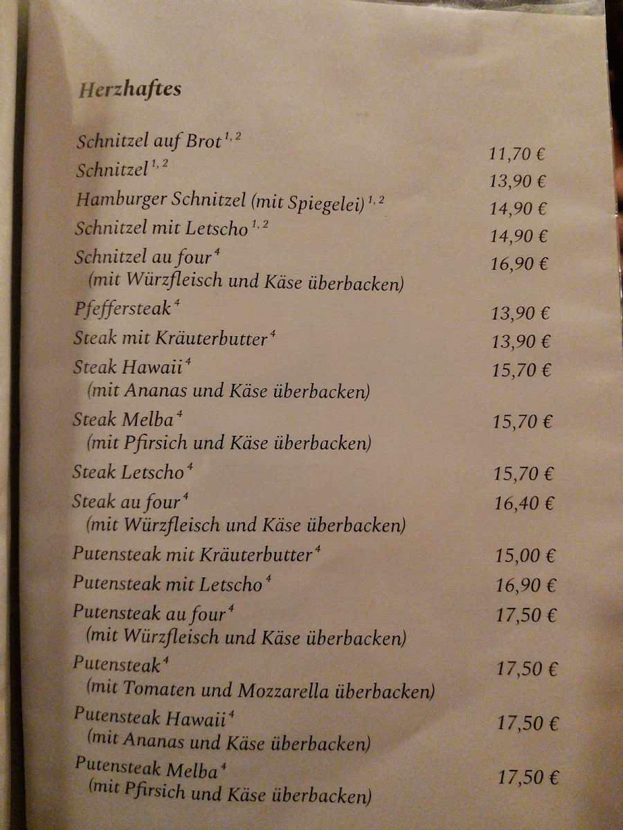 Speisekarte photo 1