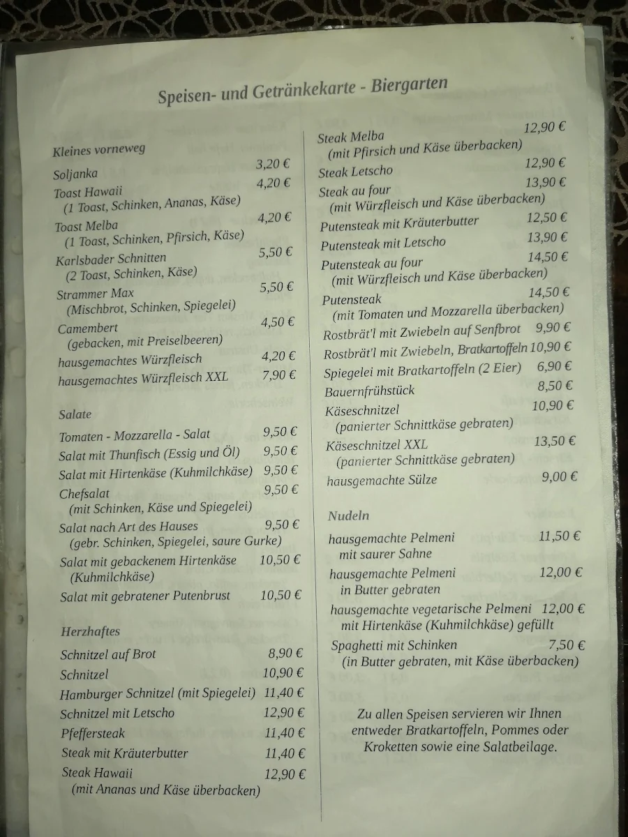 Speisekarte photo 2