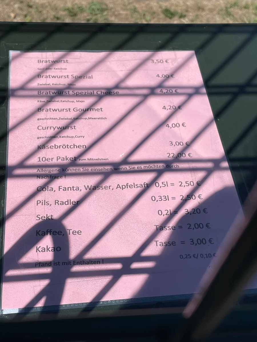 Speisekarte, Original Thüringer Roster