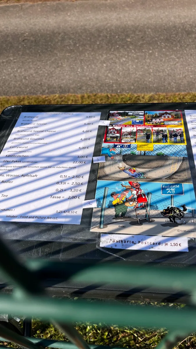 Speisekarte, Original Thüringer Roster