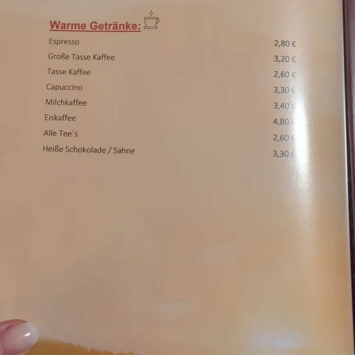 Speisekarte photo 5