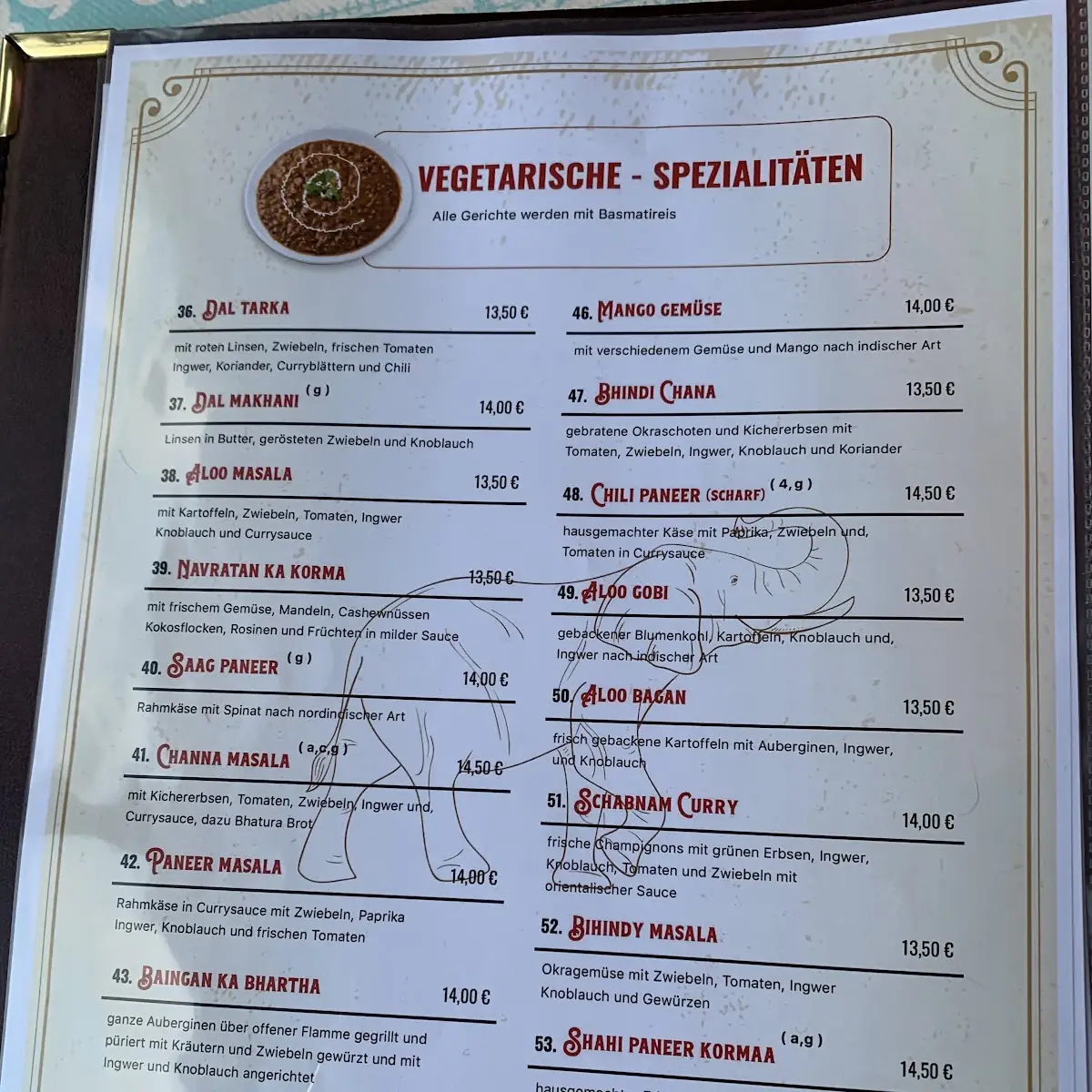 Speisekarte photo 9