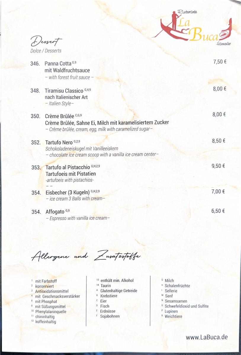 Speisekarte photo 1