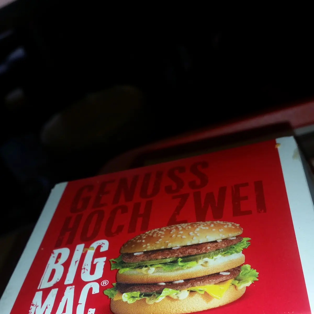 Speisekarte, McDonald's