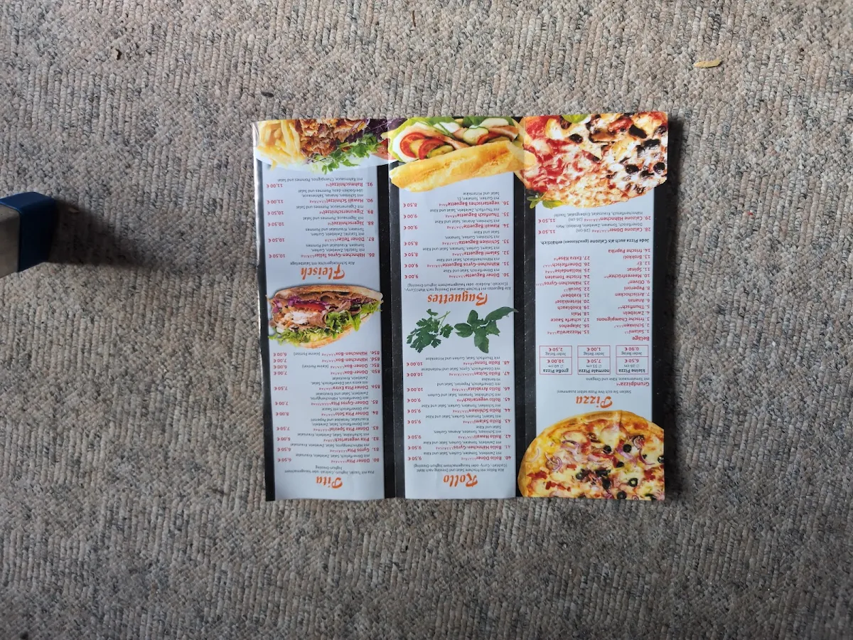 Speisekarte, Sultan Kebab