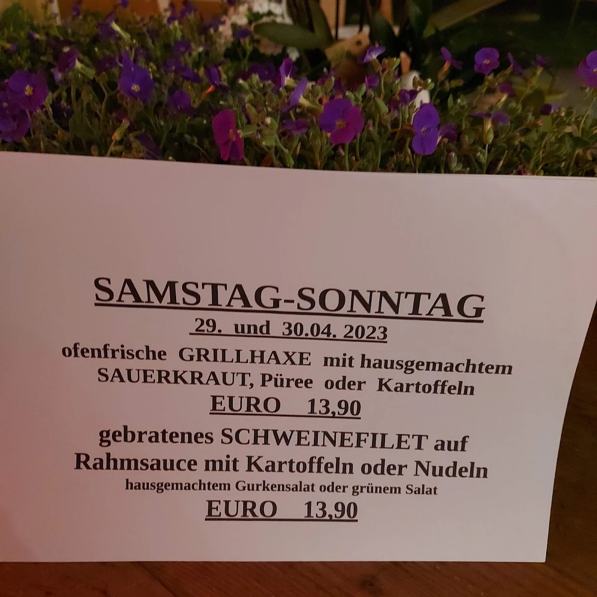 Speisekarte photo 4