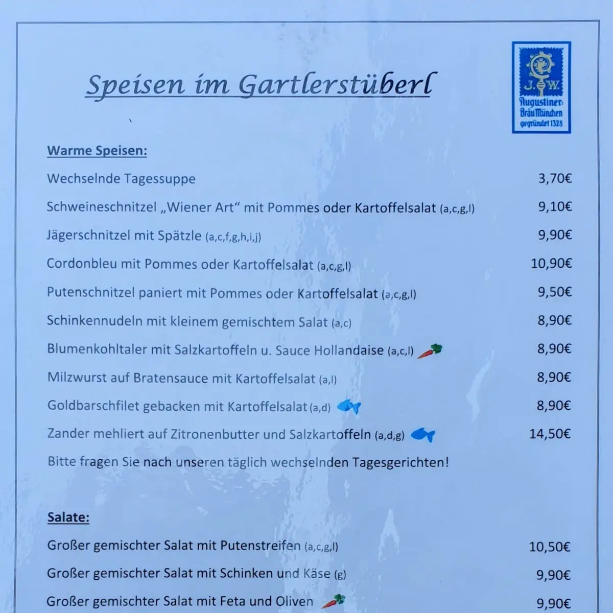 Speisekarte photo 5