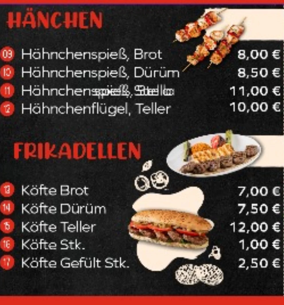 Speisekarte photo 2