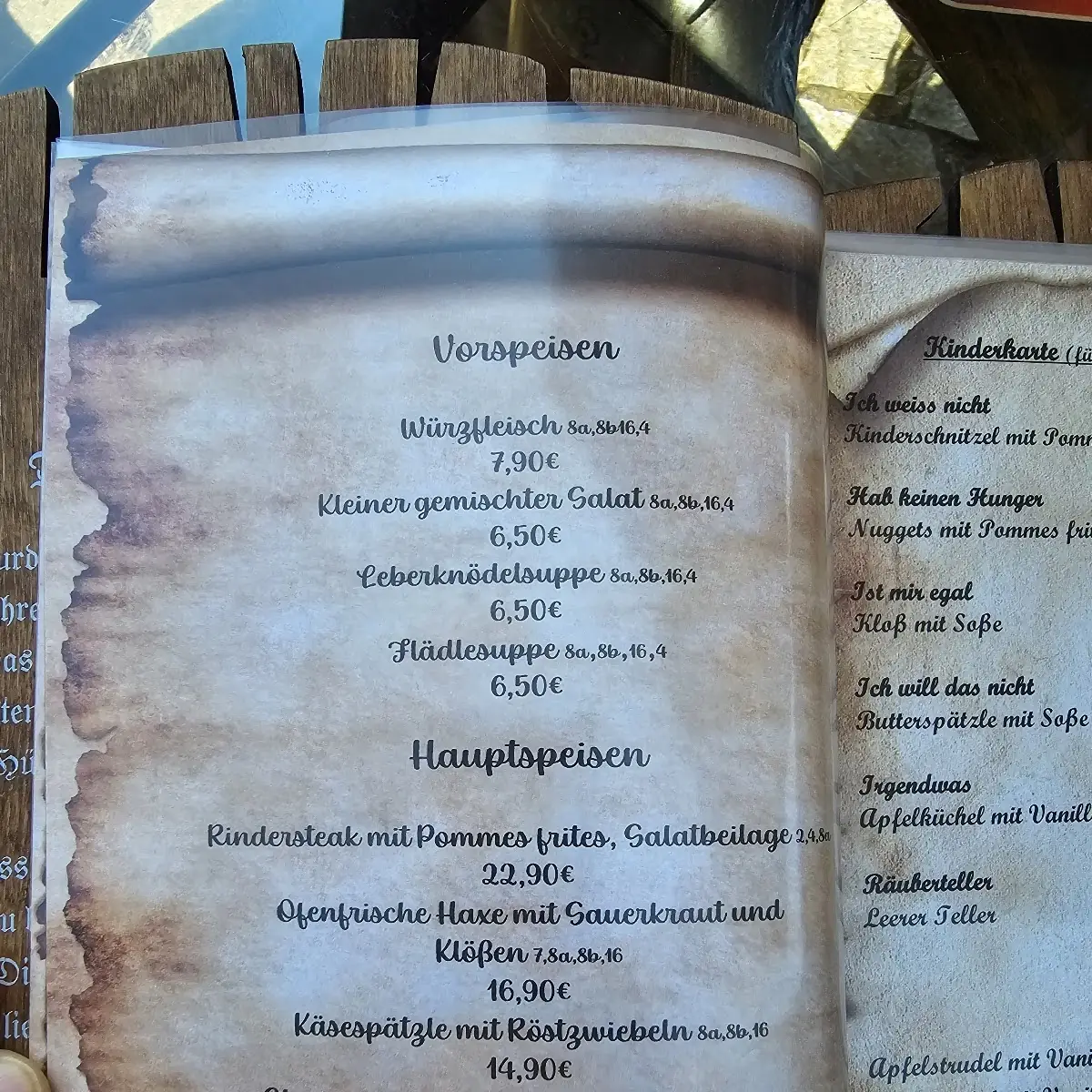 Speisekarte photo 9