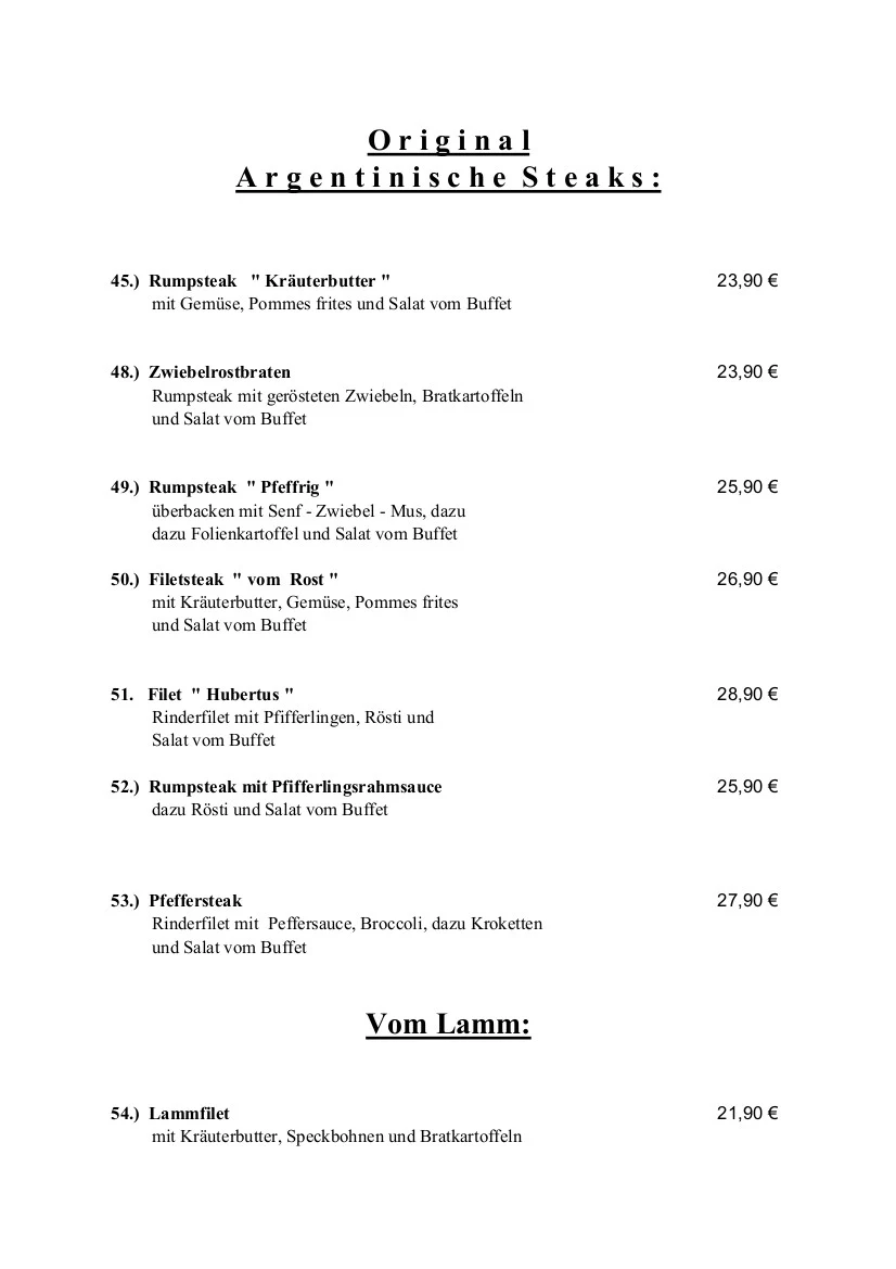Speisekarte photo 10