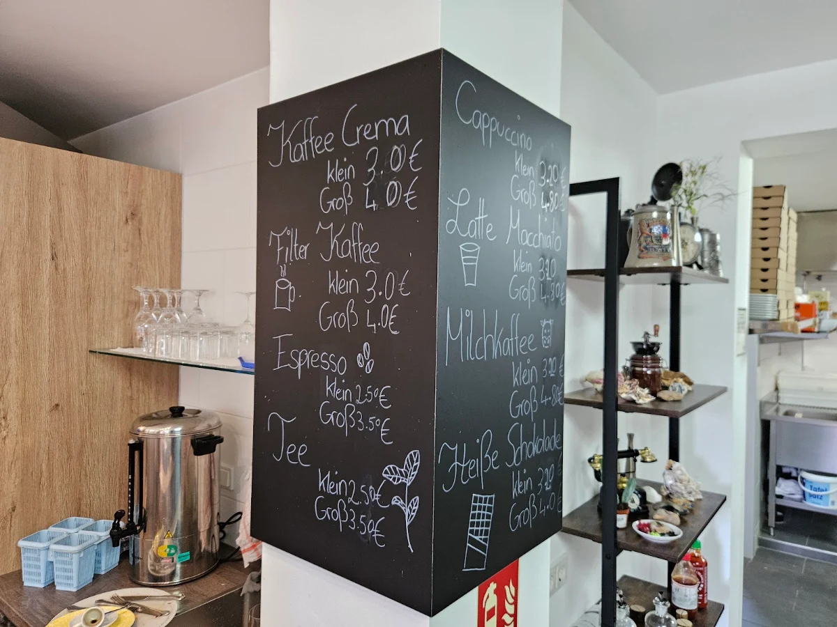 Speisekarte, Café Kogge und Pizzeria