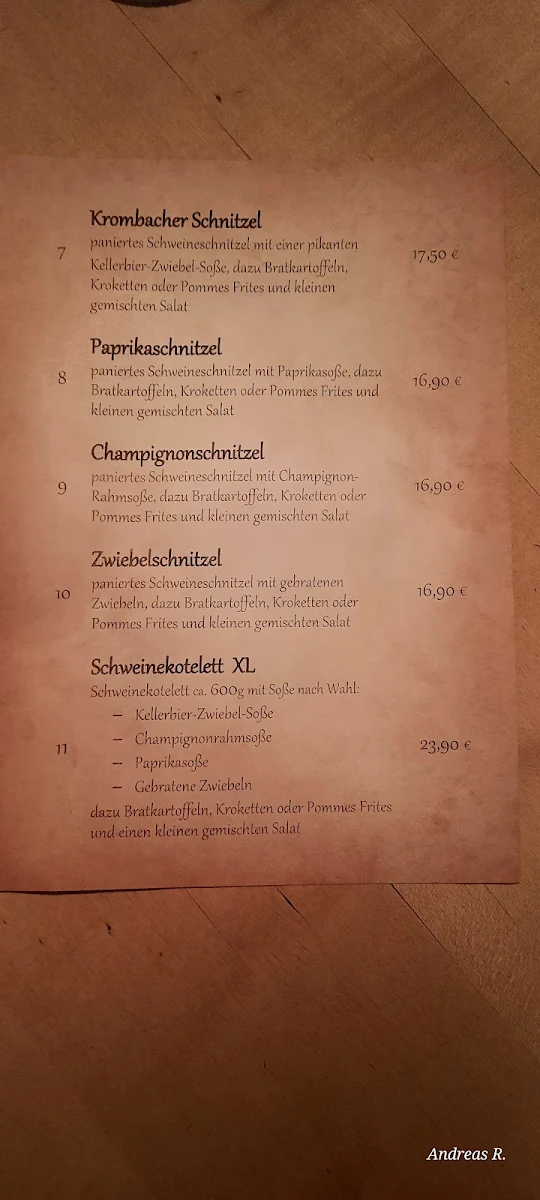 Speisekarte photo 6