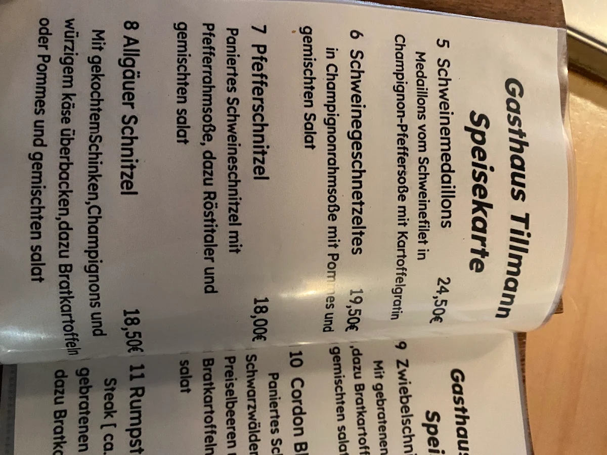 Speisekarte photo 7