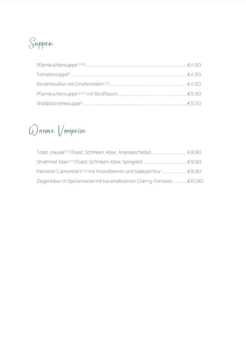 Speisekarte photo 10