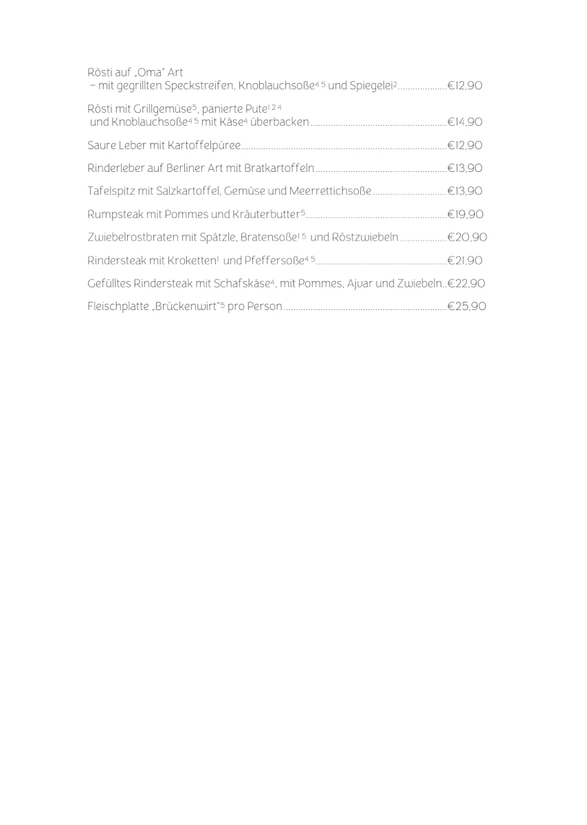 Speisekarte photo 6