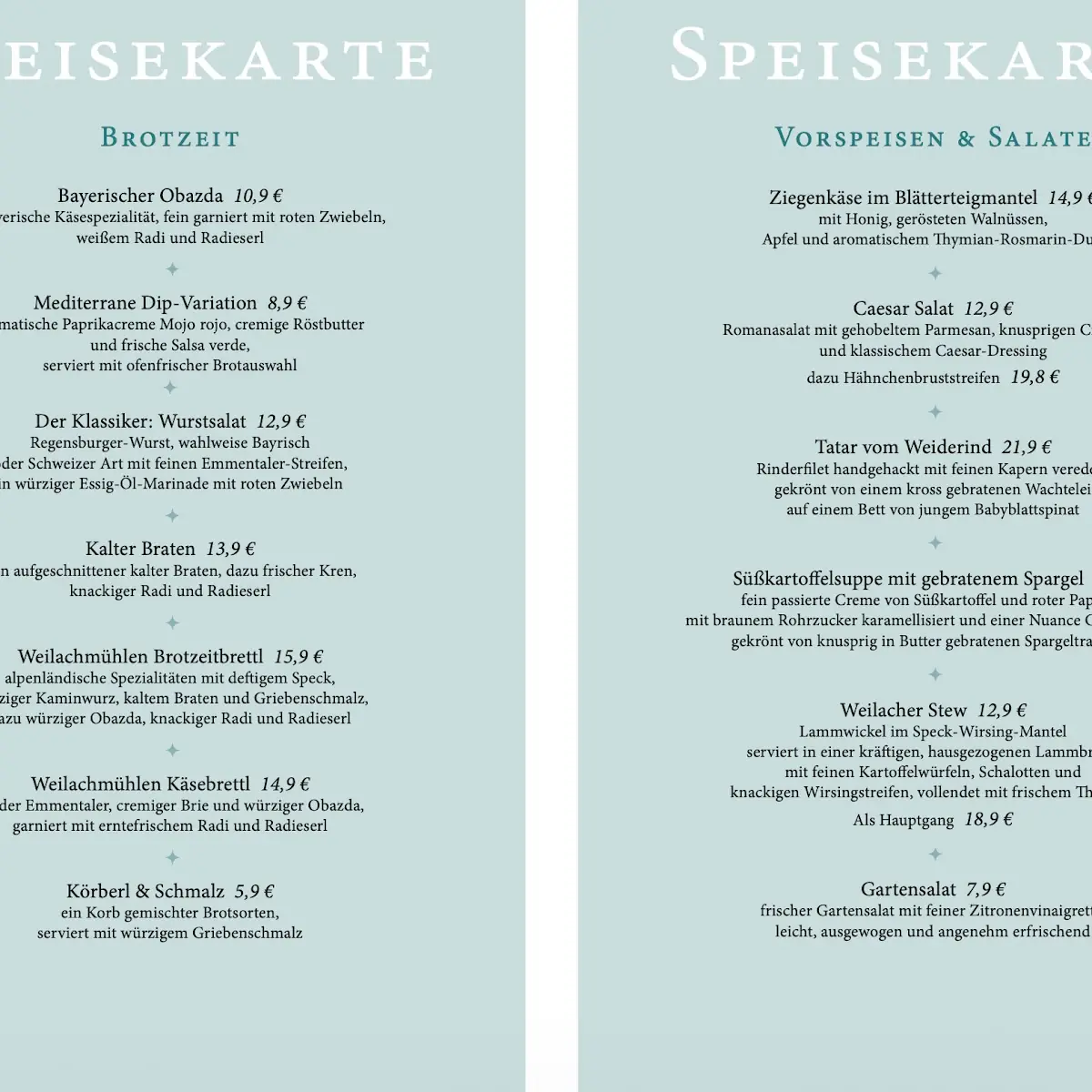 Speisekarte photo 2