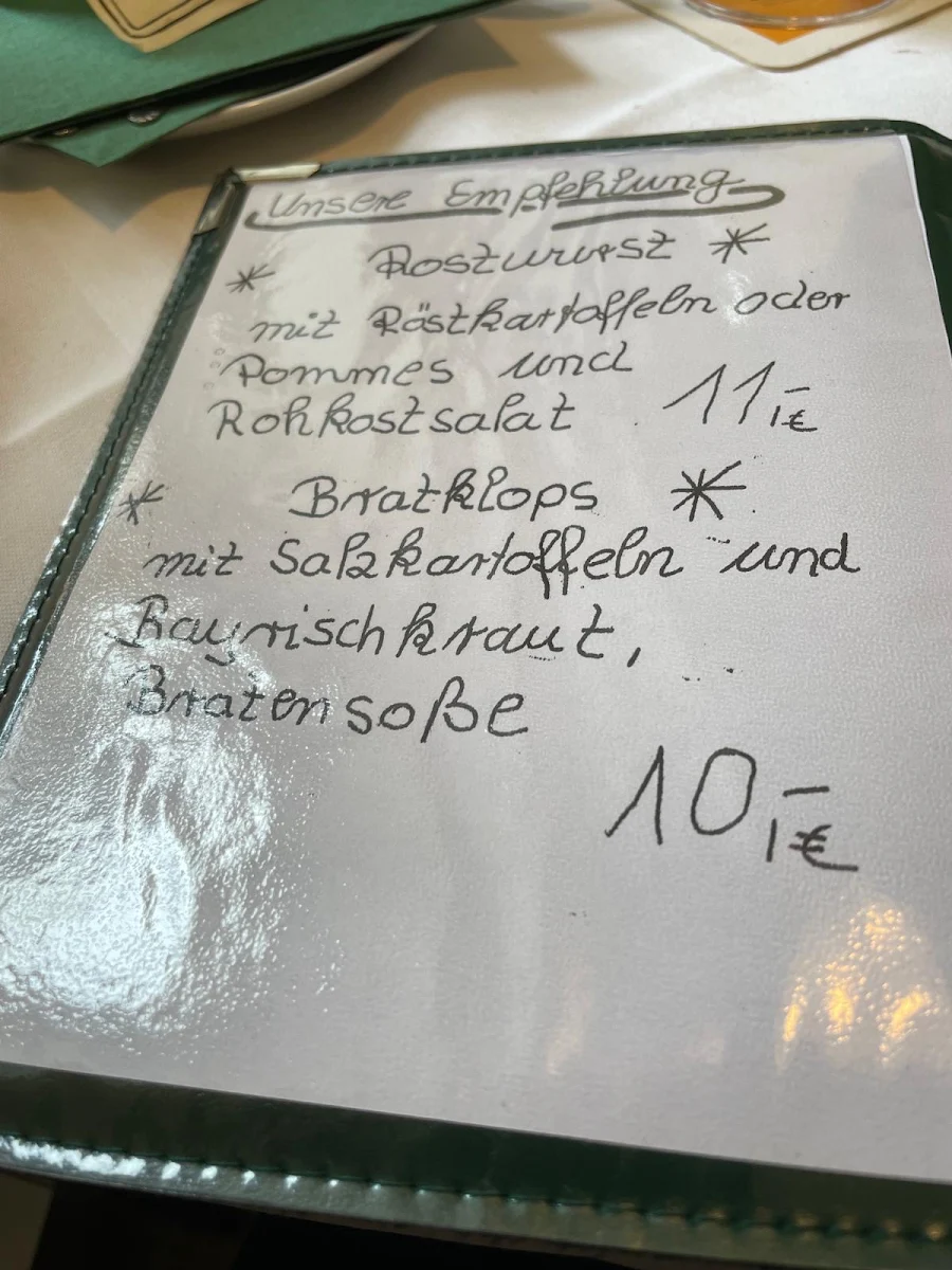 Speisekarte photo 1