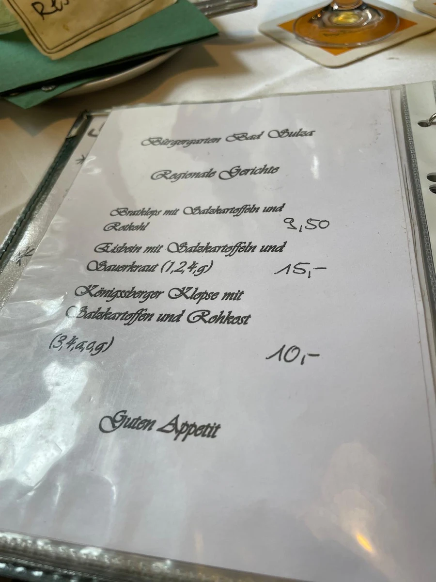 Speisekarte photo 2