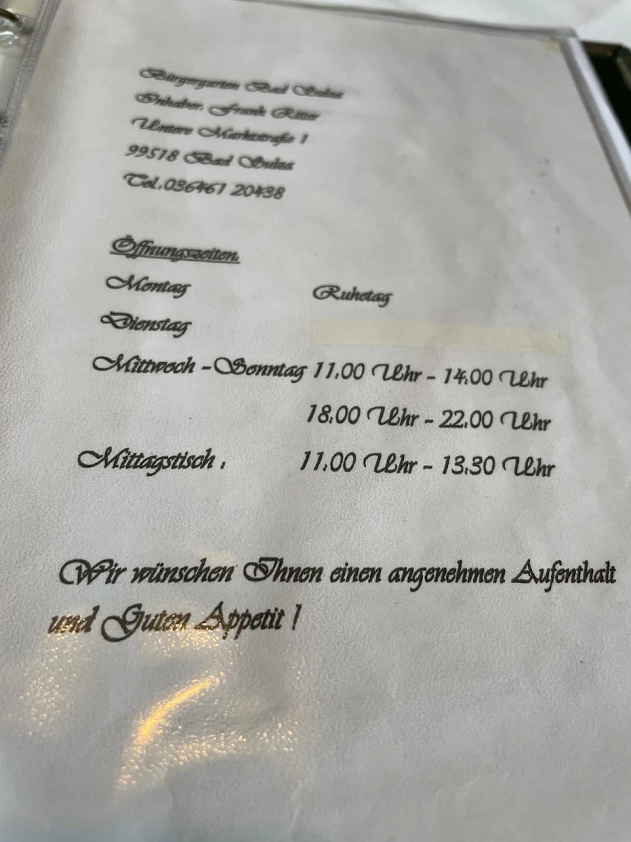 Speisekarte photo 3