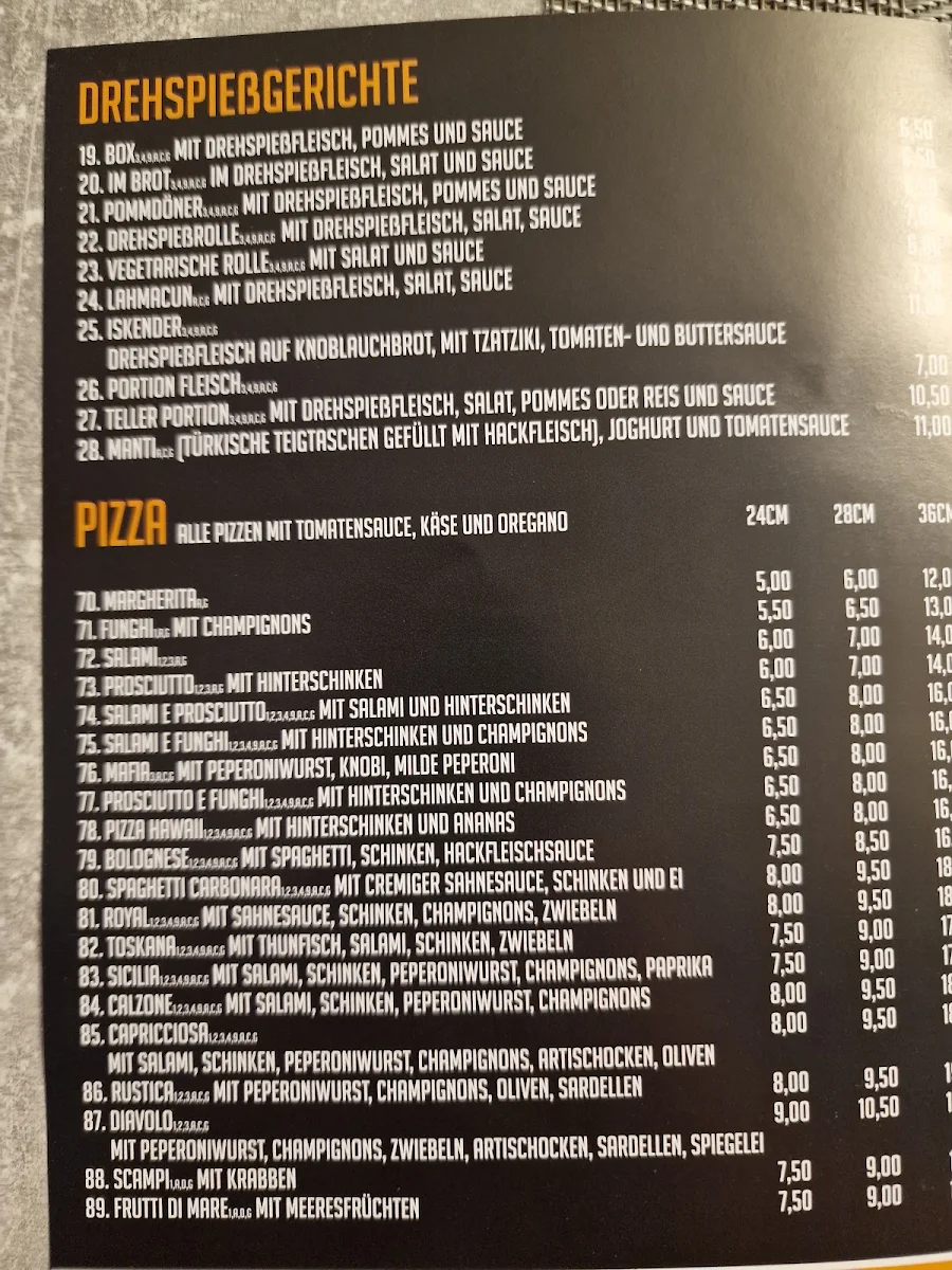 Speisekarte photo 5