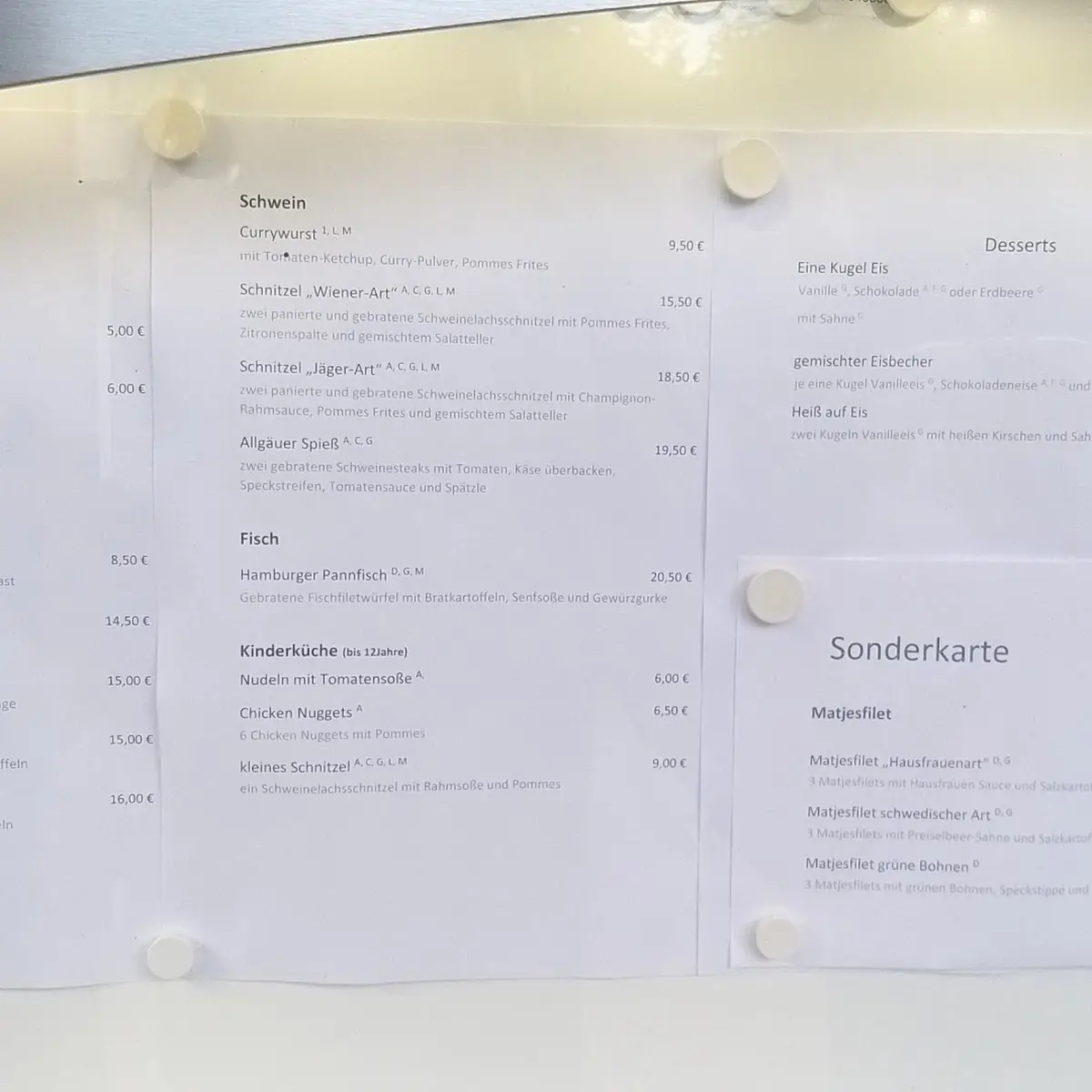 Speisekarte photo 1
