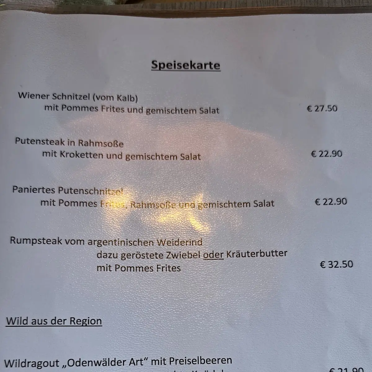 Speisekarte photo 6