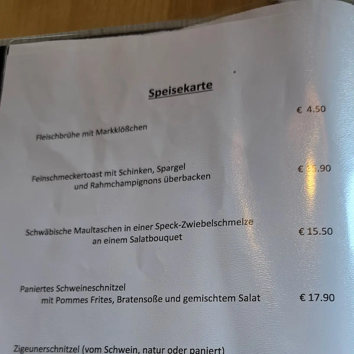 Speisekarte photo 7