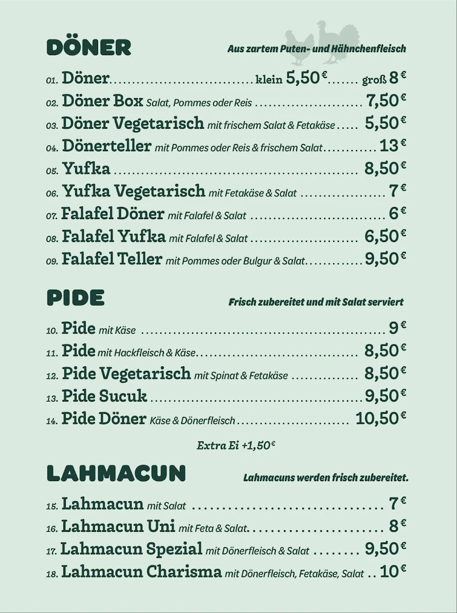 Speisekarte photo 3