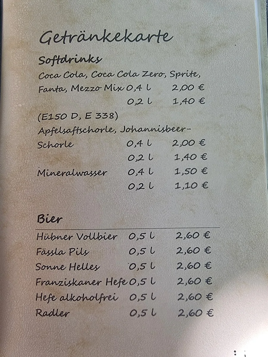 Speisekarte photo 2