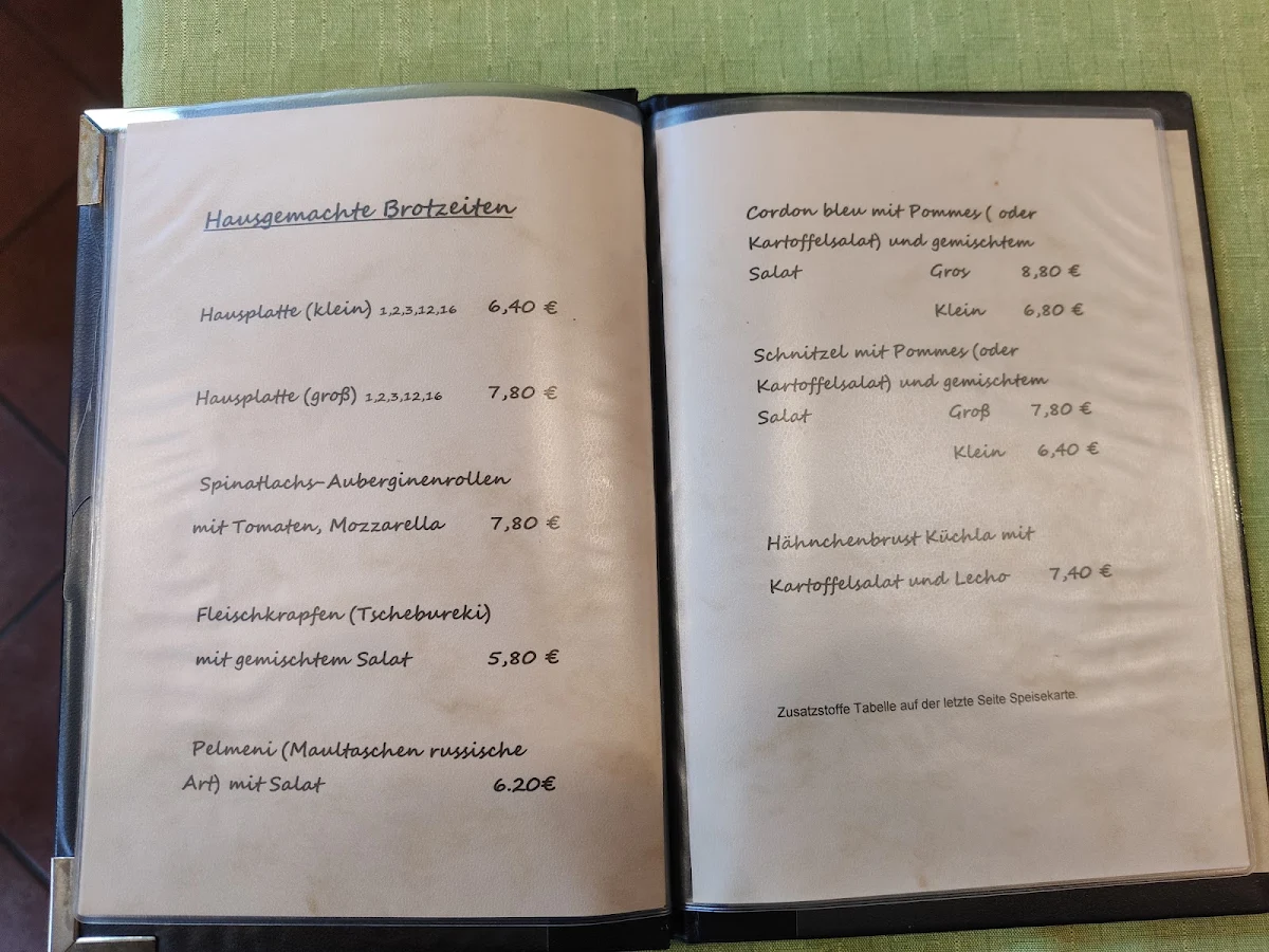 Speisekarte photo 7