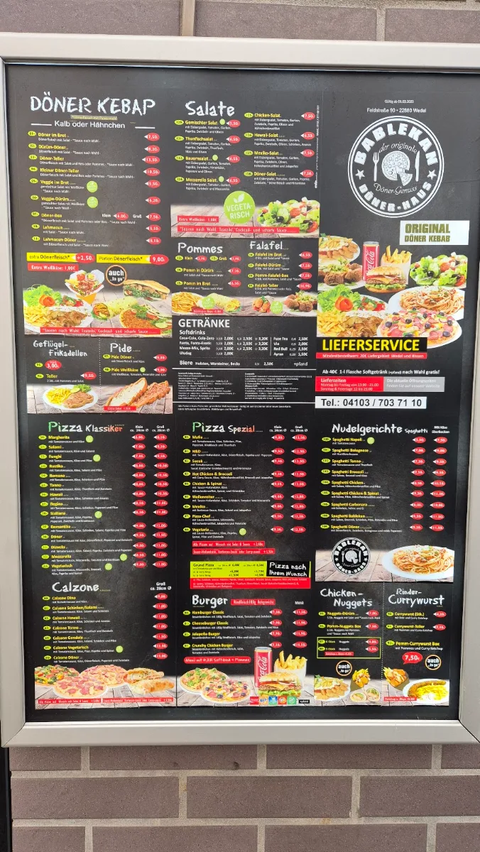 Speisekarte photo 1