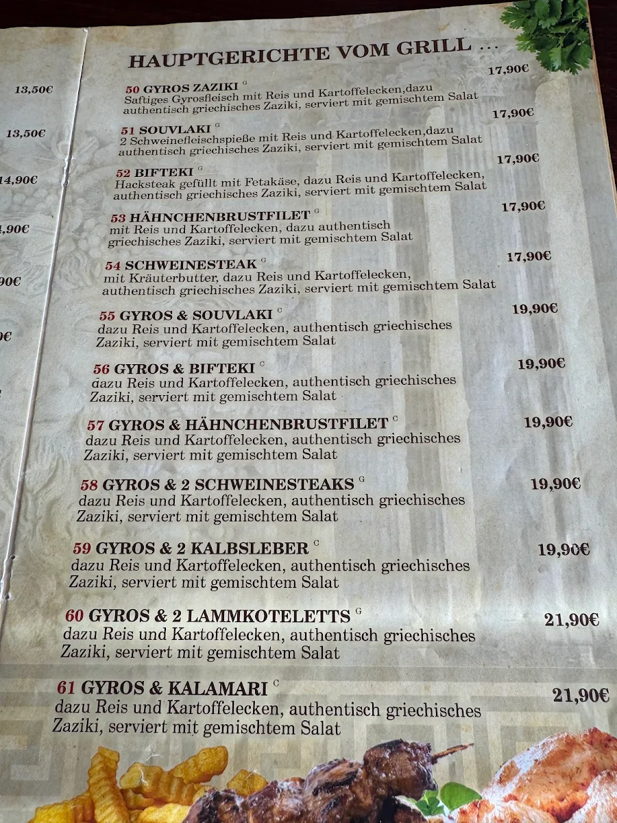 Speisekarte photo 1