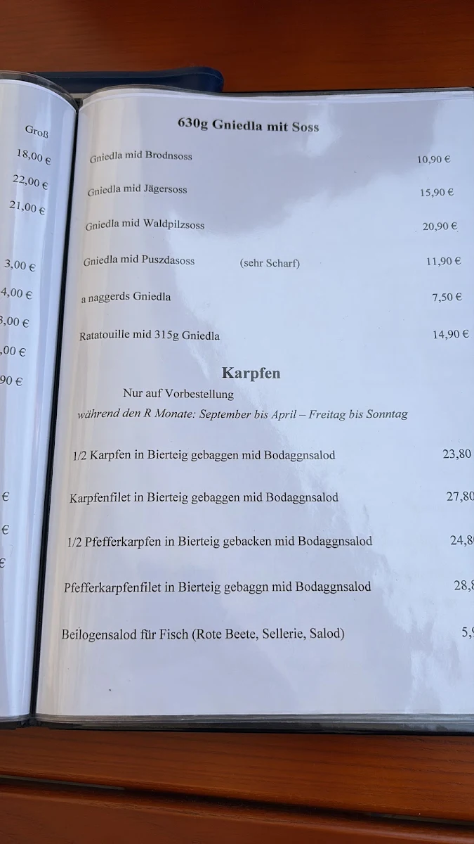 Speisekarte photo 5