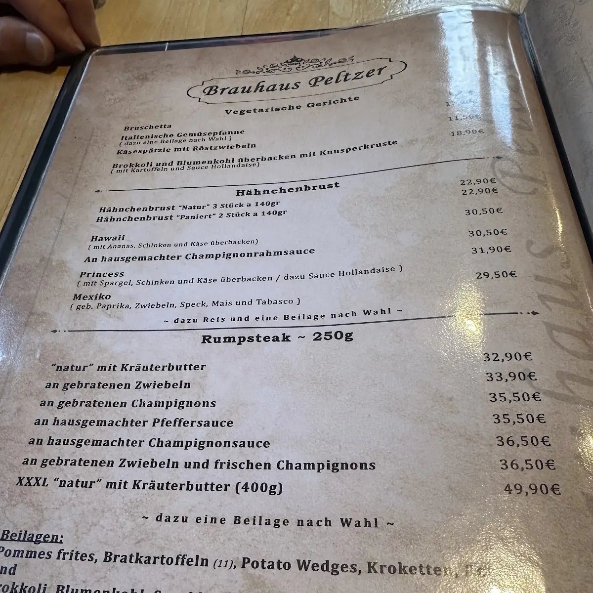 Speisekarte photo 5