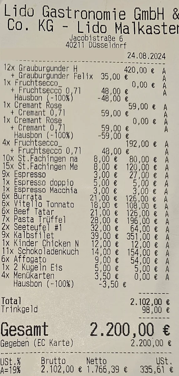 Speisekarte photo 3