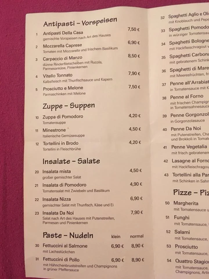 Speisekarte photo 9
