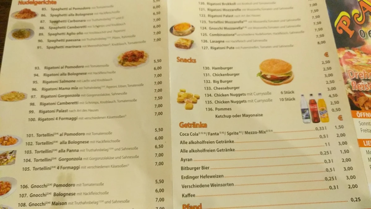 Speisekarte photo 3