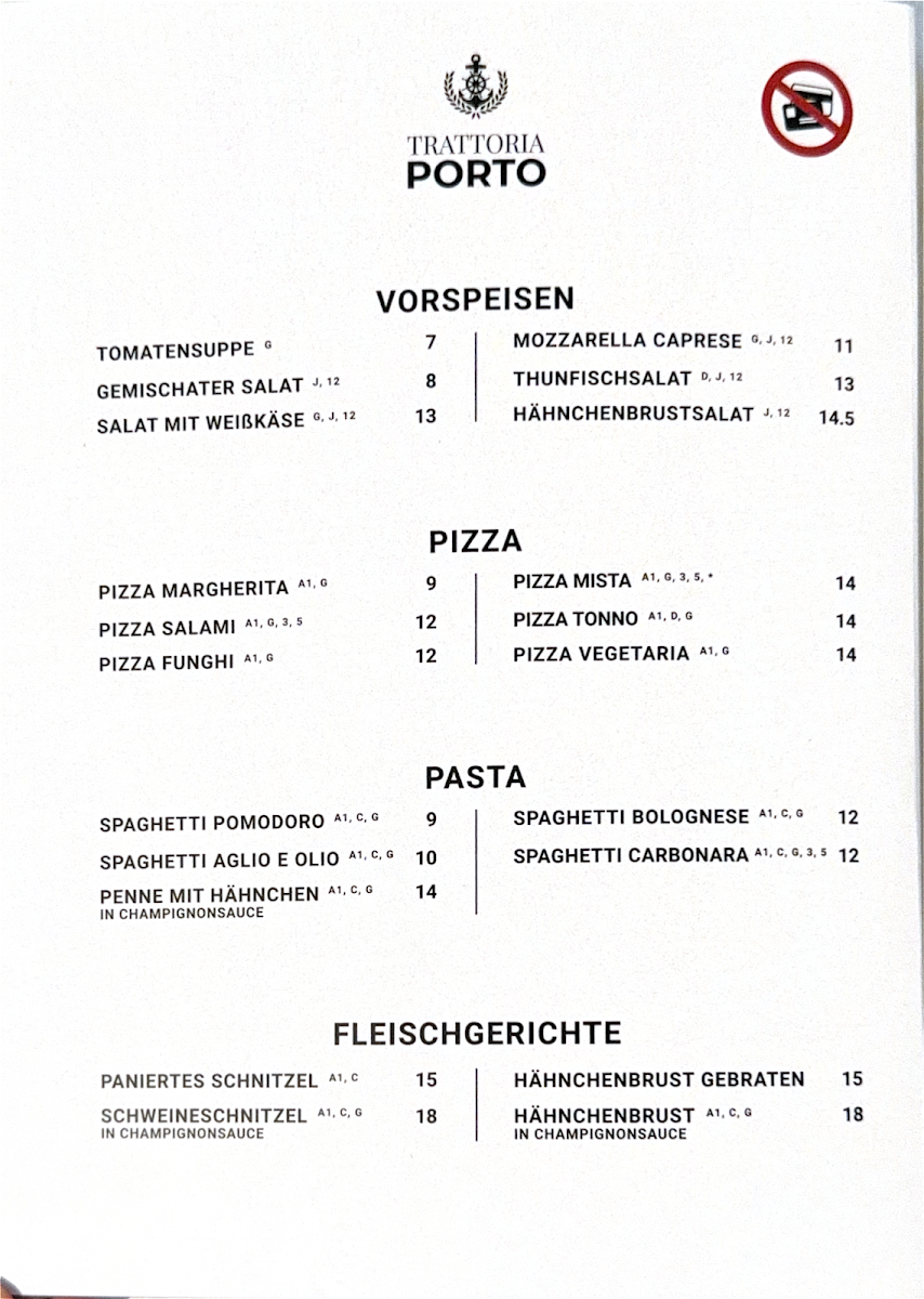 Speisekarte photo 1