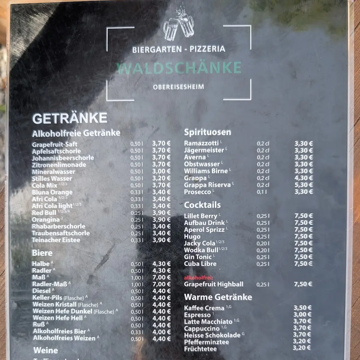 Speisekarte photo 2