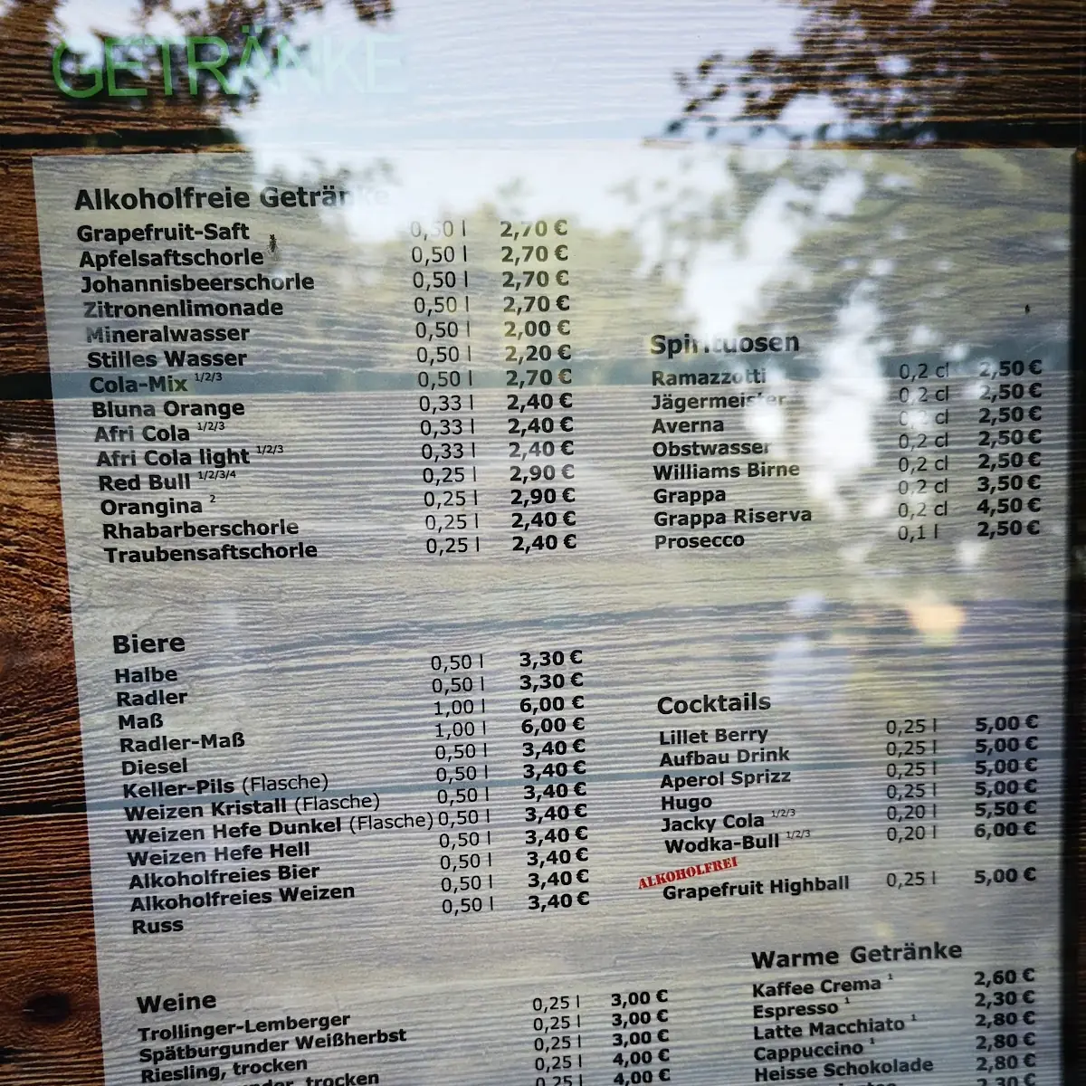 Speisekarte photo 7
