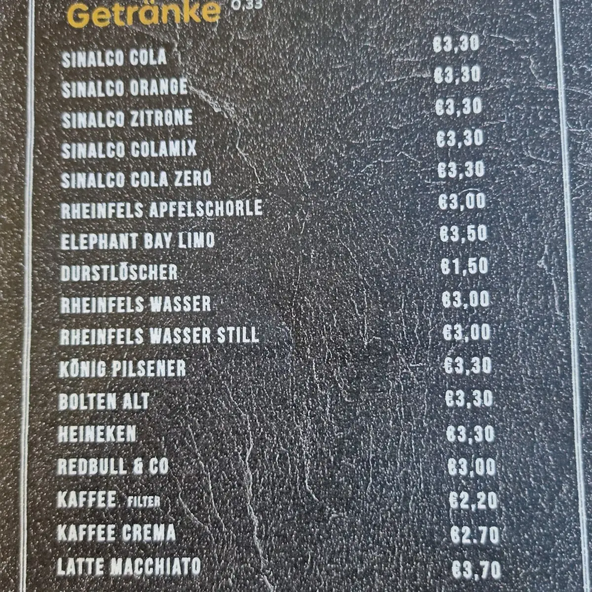 Speisekarte photo 1