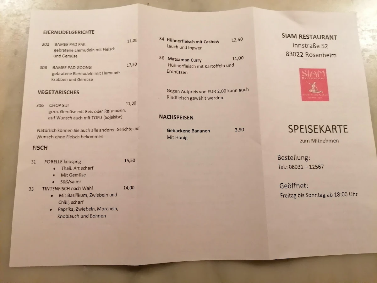 Speisekarte photo 1